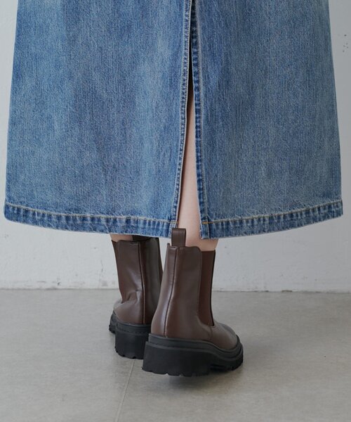 Lui's（ルイス）の「デニムウエストベルトロングスカート（デニムスカート・レディース・ブルー/インディゴブルー・38/36）」の15枚目の写真