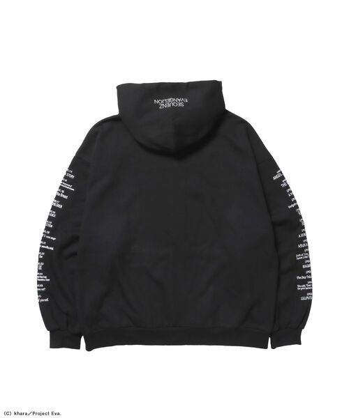 SEQUENZ(シークエンズ)の「【新世紀エヴァンゲリオン×SEQUENZ】EVA BEST SCENE ZIP PK / オーバーサイズ ビッグシルエット ジップパーカー 刺繍 プリント フーディ 裏起毛 ユニセックス(パーカー・メンズ・ブラック/グレー/グリーン系その他5・MEDIUM/LARGE)」の10枚目の写真