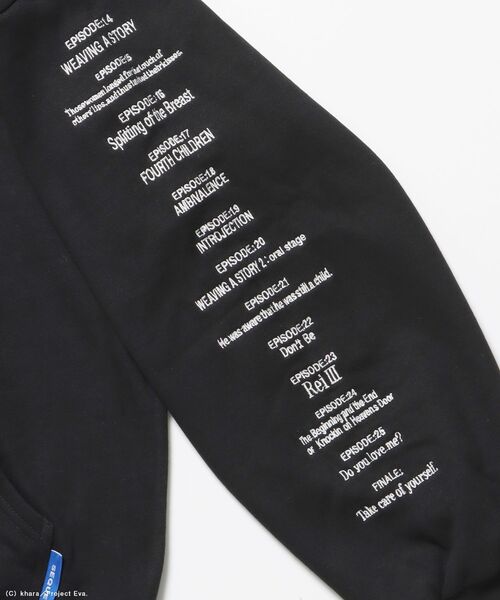 SEQUENZ(シークエンズ)の「【新世紀エヴァンゲリオン×SEQUENZ】EVA BEST SCENE ZIP PK / オーバーサイズ ビッグシルエット ジップパーカー 刺繍 プリント フーディ 裏起毛 ユニセックス(パーカー・メンズ・ブラック/グレー/グリーン系その他5・MEDIUM/LARGE)」の4枚目の写真