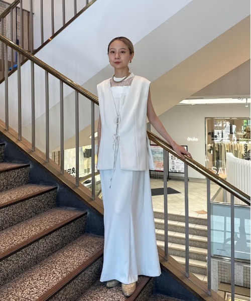 CORD VEST SET MERMAID DRESS（ワンピース）｜Ameri（アメリ）の