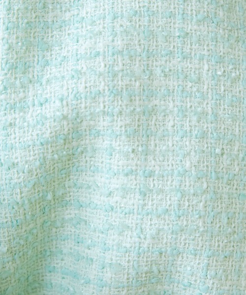 INED(イネド)の「Lanifico Camporeツイードショートコート《la veille by SUPERIOR CLOSET》(トレンチコート・レディース・グリーン系その他/ネイビー・7号/9号/11号)」の21枚目の写真