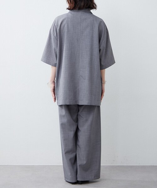 Remind me and forever（リマインドミーアンドフォーエバー）の「【上下SET】BIGテーラーWジャケット+ワイドパンツ（テーラードジャケット・レディース・グレー/ブラウン/チャコールグレー/ベージュ・FREE）」の21枚目の写真