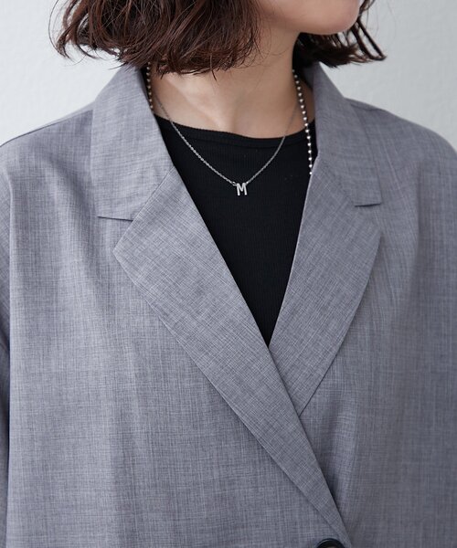 Remind me and forever（リマインドミーアンドフォーエバー）の「【上下SET】BIGテーラーWジャケット+ワイドパンツ（テーラードジャケット・レディース・グレー/ブラウン/チャコールグレー/ベージュ・FREE）」の22枚目の写真