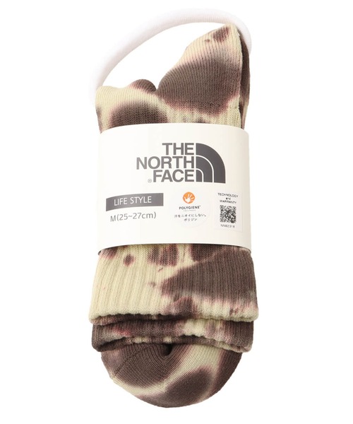 THE NORTH FACE（ザノースフェイス）の「THE NORTH FACE Tie Dye Crew / ザ・ノース・フェイス タイダイ クルー（ソックス/靴下・メンズ・マルチ・S/L/M）」の6枚目の写真
