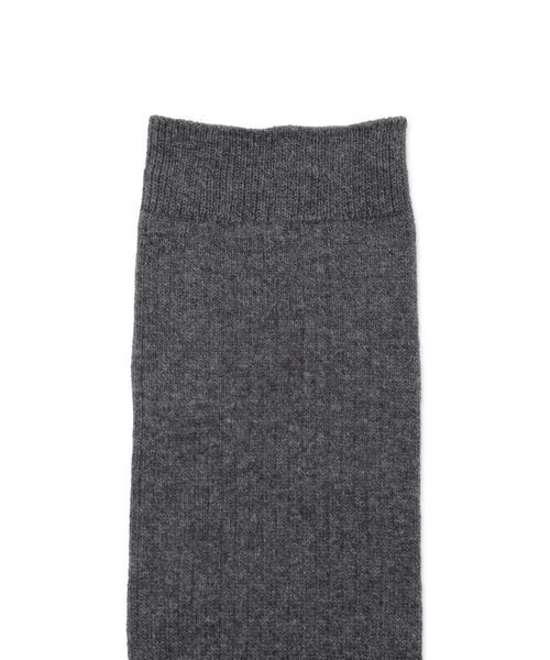 emmi(エミ)の「コットンリブハイソックス(ソックス/靴下・レディース・ライム/ブラウン/ダークグレー・F)」の9枚目の写真