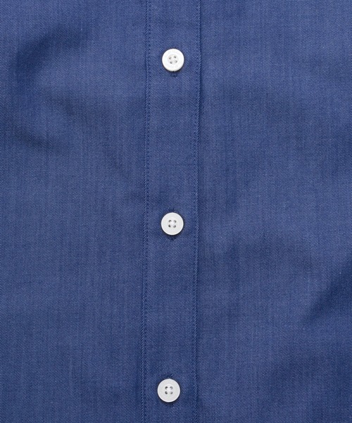 Arnold Palmer（アーノルドパーマー）の「裏ワザデニム イージーケア シャツワンピース（シャツワンピース・レディース・インディゴブルー/ライトブルー・S/L/M）」の11枚目の写真