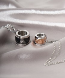 JOSSDROPS（ジョズドロップス）の「JOSSDROPS 2点セット 日本製 金属アレルギー対策 サージカルステンレス 316L ペア ネックレス 男女兼用（ネックレス）」