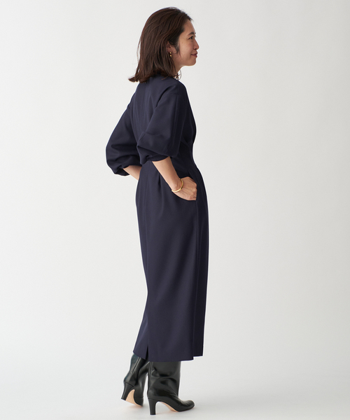 追加2》P/Ryツイルウエストシェイプワンピース（ワンピース）｜VERMEIL