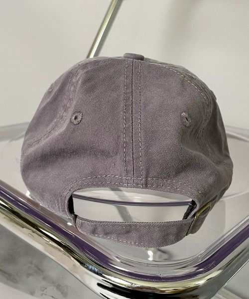 SPINNS(スピンズ)の「ダメージ加工コットンキャップ/ロゴ(キャップ・メンズ・グレー/ブラック・ONESIZE)」の8枚目の写真