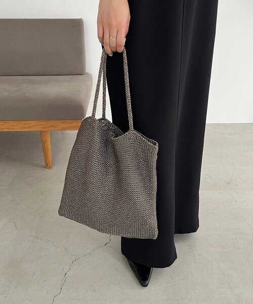 PC/A4サイズ収納可】ラメトートバッグ（ショルダーバッグ