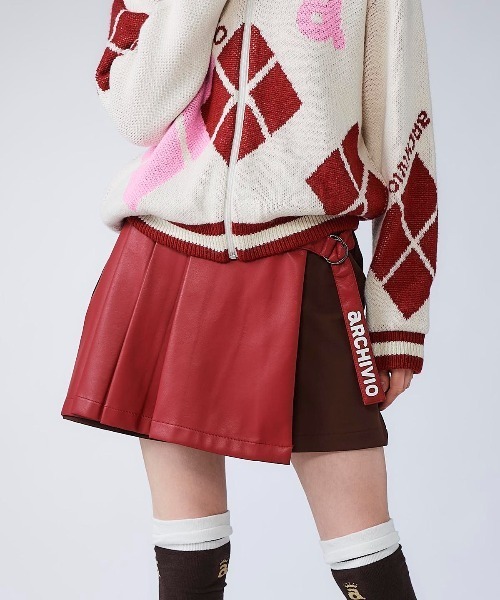 archivio（アルチビオ）の「<LADIES>保温発熱スカート風ショートパンツ（その他パンツ・レディース・ホワイト/レッド・L/M/S）」の7枚目の写真