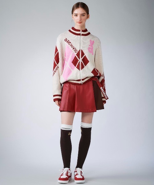 archivio（アルチビオ）の「<LADIES>保温発熱スカート風ショートパンツ（その他パンツ・レディース・ホワイト/レッド・L/M/S）」の12枚目の写真