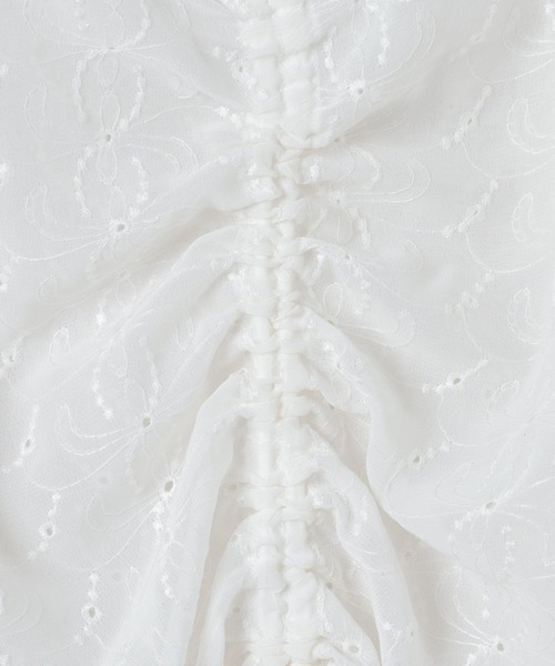 JEANASIS（ジーナシス）の「2WAYレースドロストブラウス/592543（シャツ/ブラウス・レディース・オフホワイト/ブラック・FREE）」の8枚目の写真