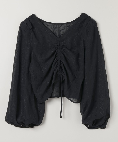 JEANASIS（ジーナシス）の「2WAYレースドロストブラウス/592543（シャツ/ブラウス・レディース・オフホワイト/ブラック・FREE）」の10枚目の写真