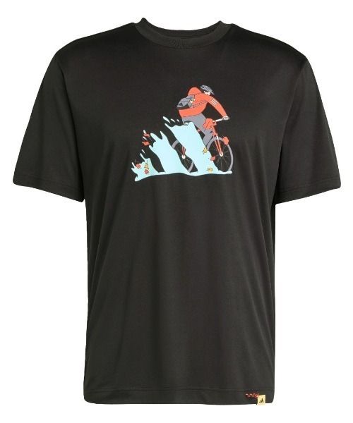 adidas（アディダス）の「アディダス adidas クライマクール ドゥードル ハント バイク グラフィック Tシャツ（Tシャツ/カットソー・メンズ・ブラック/グリーン/ホワイト・S/M/L/LL/3L）」の21枚目の写真