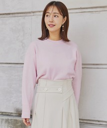 INED（イネド）の「【ご家庭で洗える】ウール100％クルーネックニット（ニット/セーター）」