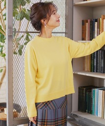 INED（イネド）の「【ご家庭で洗える】ウール100％クルーネックニット（ニット/セーター）」