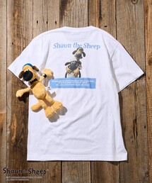 FREAK'S STORE（フリークスストア）の「Shaun the Sheep/ひつじのショーン 「Shaun the Sheep」バックプリントTシャツ/ひつじのショーン バックプリントTシャツ【限定展開】（Tシャツ/カットソー）」