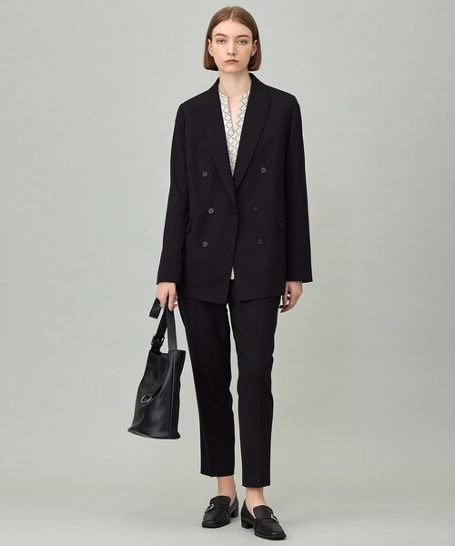 セール】ウール2WAYストレッチ ダブルブレストジャケット（テーラード
