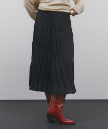 manana suerte | デザインプリーツロングスカート(スカート)