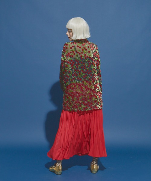 manana suerte（マニャーナスエルテ）の「デザインプリーツロングスカート（スカート・レディース・ゴールド/レッド/ブラック・FREE）」の20枚目の写真