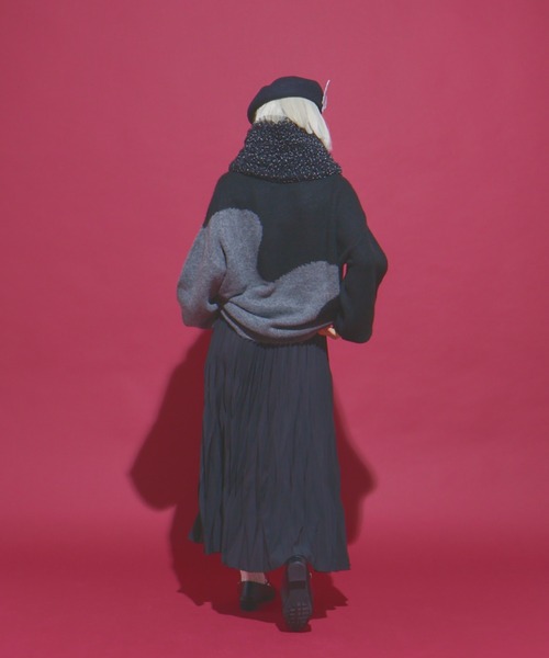 manana suerte（マニャーナスエルテ）の「デザインプリーツロングスカート（スカート・レディース・ゴールド/レッド/ブラック・FREE）」の12枚目の写真