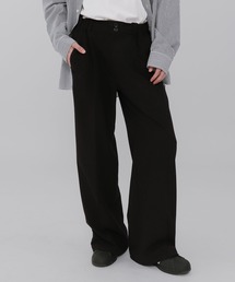 WEGO(ウィゴー)のWEGO/【25年秋冬新作】ローライズバギーフレアスラックス(スラックス)