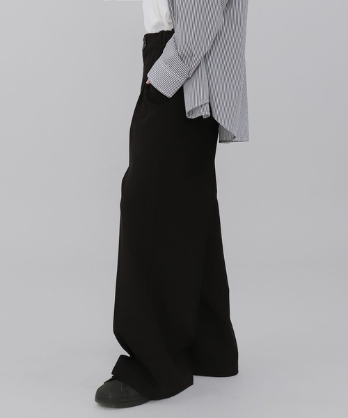 WEGO（ウィゴー）の「WEGO/ローライズバギーフレアスラックス（スラックス・メンズ・ダークグレー/ブラック/ブラウン・MEDIUM/LARGE）」の21枚目の写真