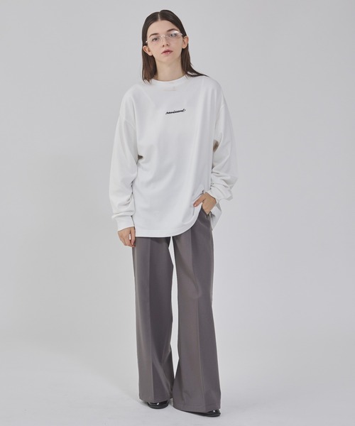 WEGO（ウィゴー）の「WEGO/ローライズバギーフレアスラックス（スラックス・メンズ・ダークグレー/ブラック/ブラウン・MEDIUM/LARGE）」の8枚目の写真