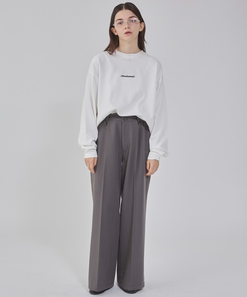 WEGO（ウィゴー）の「WEGO/ローライズバギーフレアスラックス（スラックス・メンズ・ダークグレー/ブラック/ブラウン・MEDIUM/LARGE）」の10枚目の写真