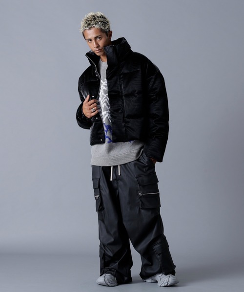 DankeSchon/ダンケシェーン/PU SHORT BLOUSON CROCODILE（ブルゾン