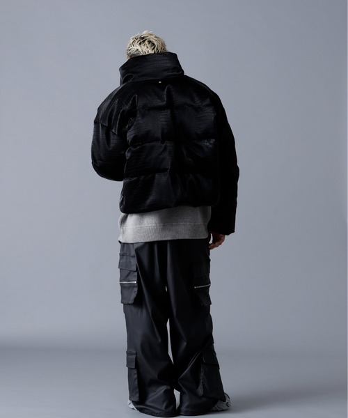 DankeSchon/ダンケシェーン/PU SHORT BLOUSON CROCODILE（ブルゾン