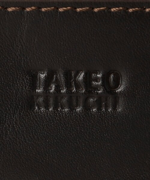TAKEO KIKUCHI(タケオキクチ)の「アニリンレザー 2WAYクラッチ(クラッチバッグ・メンズ・ダークブラウン/ブラック・00)」の9枚目の写真