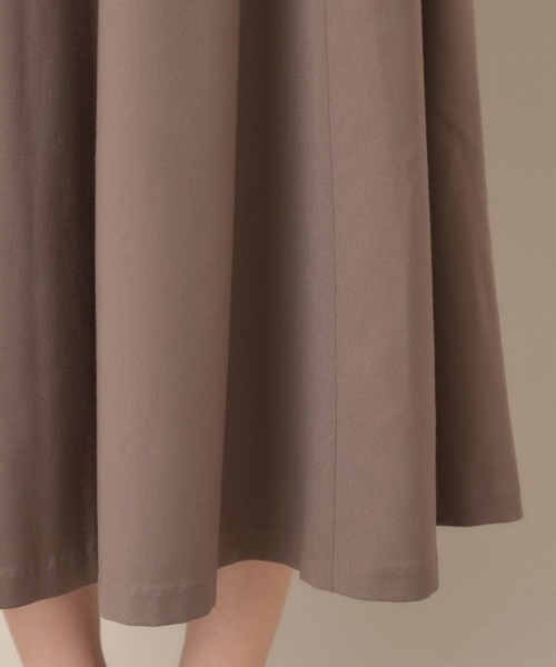 couture brooch（クチュールブローチ）の「【大人可愛い・通勤】スカラウエスト サイドベルト パネルスカート（スカート・レディース・ネイビー/ボルドー/アイボリー/ブラウン系その他・38/40/42）」の15枚目の写真