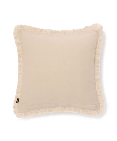 セール】EMBジオメトリック クッションカバー 45×45 ベージュ（A-026