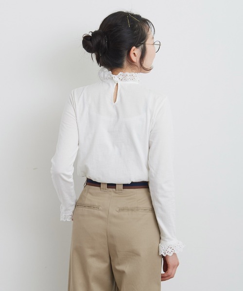 『お客』チャイルドウーマン コットンレースインナー Dot＆Stripes CHILD WOMAN（ドットアンドストライプス チャイルド