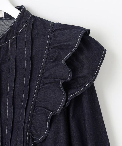 Feroux（フェルゥ）の「デニムミディ ワンピース（ワンピース・レディース・ブラック系/ネイビー系・SMALL/MEDIUM）」の15枚目の写真