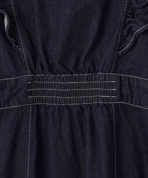 Feroux（フェルゥ）の「デニムミディ ワンピース（ワンピース・レディース・ブラック系/ネイビー系・SMALL/MEDIUM）」の5枚目の写真