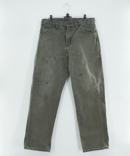 Dickies(ディッキーズ)の「【USED】Dickies ダック ペインターパンツ(カーゴパンツ・メンズ・オリーブ・LARGE)」の6枚目の写真