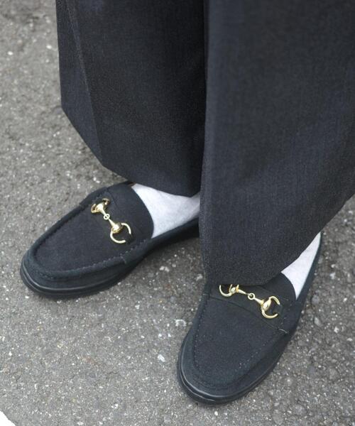 MANEBU/マネブ BITCH SLIPPER SUEDE ビットローファースリッパ