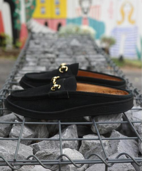 MANEBU(マネブ)の「MANEBU/マネブ BITCH SLIPPER SUEDE ビットローファースリッパ スエード ユニセックス(ローファー・メンズ・ブラック・36/37/38/41/42/43)」の20枚目の写真
