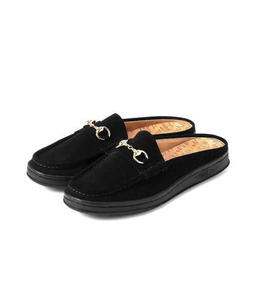 MANEBU(マネブ)の「MANEBU/マネブ BITCH SLIPPER SUEDE ビットローファースリッパ スエード ユニセックス(ローファー・メンズ・ブラック・36/37/38/41/42/43)」の3枚目の写真