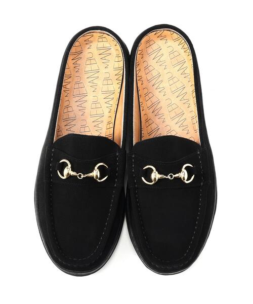 MANEBU/マネブ BITCH SLIPPER SUEDE ビットローファースリッパ