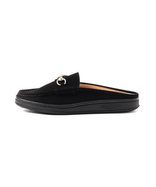 MANEBU(マネブ)の「MANEBU/マネブ BITCH SLIPPER SUEDE ビットローファースリッパ スエード ユニセックス(ローファー・メンズ・ブラック・36/37/38/41/42/43)」の5枚目の写真