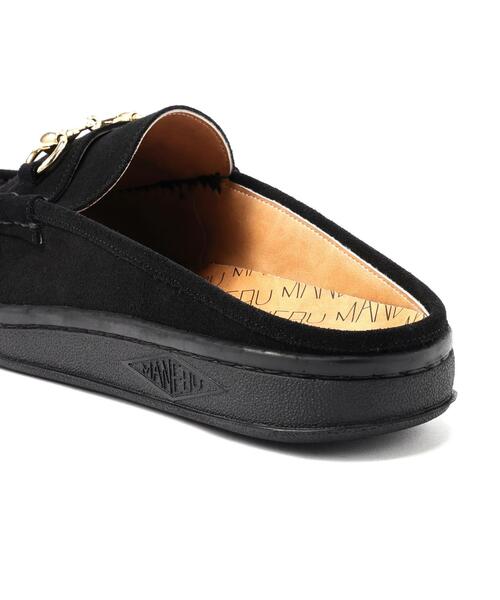 MANEBU/マネブ BITCH SLIPPER SUEDE ビットローファースリッパ