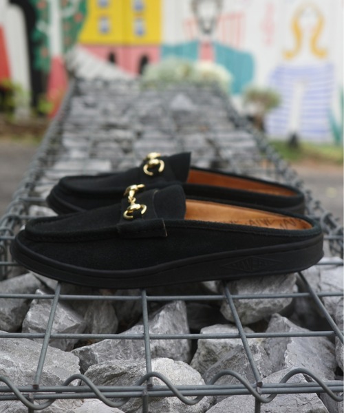 MANEBU/マネブ BITCH SLIPPER SUEDE ビットローファースリッパ
