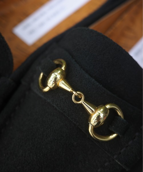 MANEBU（マネブ）の「MANEBU/マネブ　BITCH SLIPPER SUEDE　ビットローファースリッパ　スエード　ユニセックス（ローファー・メンズ・ブラック・36/37/38/41/42/43）」の13枚目の写真