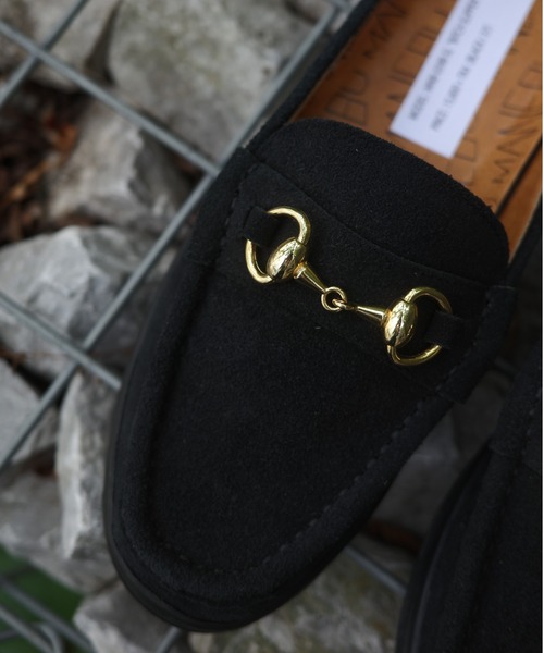 MANEBU/マネブ BITCH SLIPPER SUEDE ビットローファースリッパ