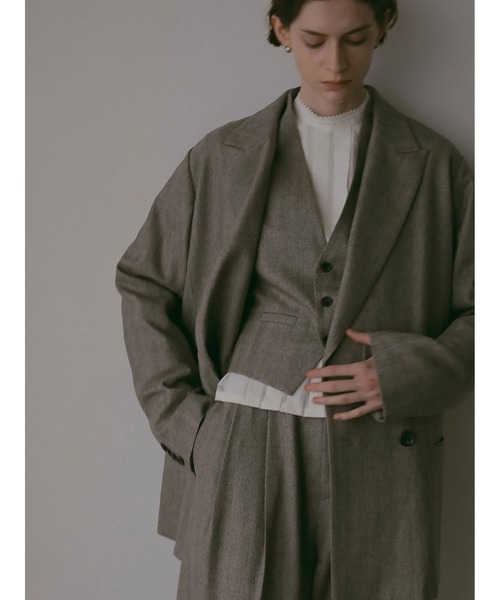 セール】サキソニーダブルブレストジャケット（テーラードジャケット