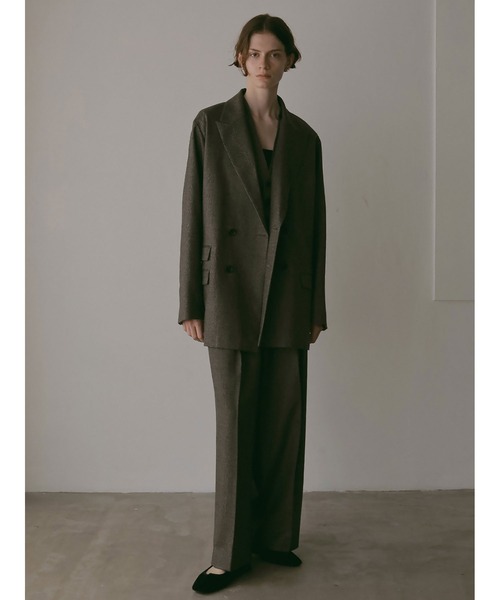 セール】サキソニーダブルブレストジャケット（テーラードジャケット